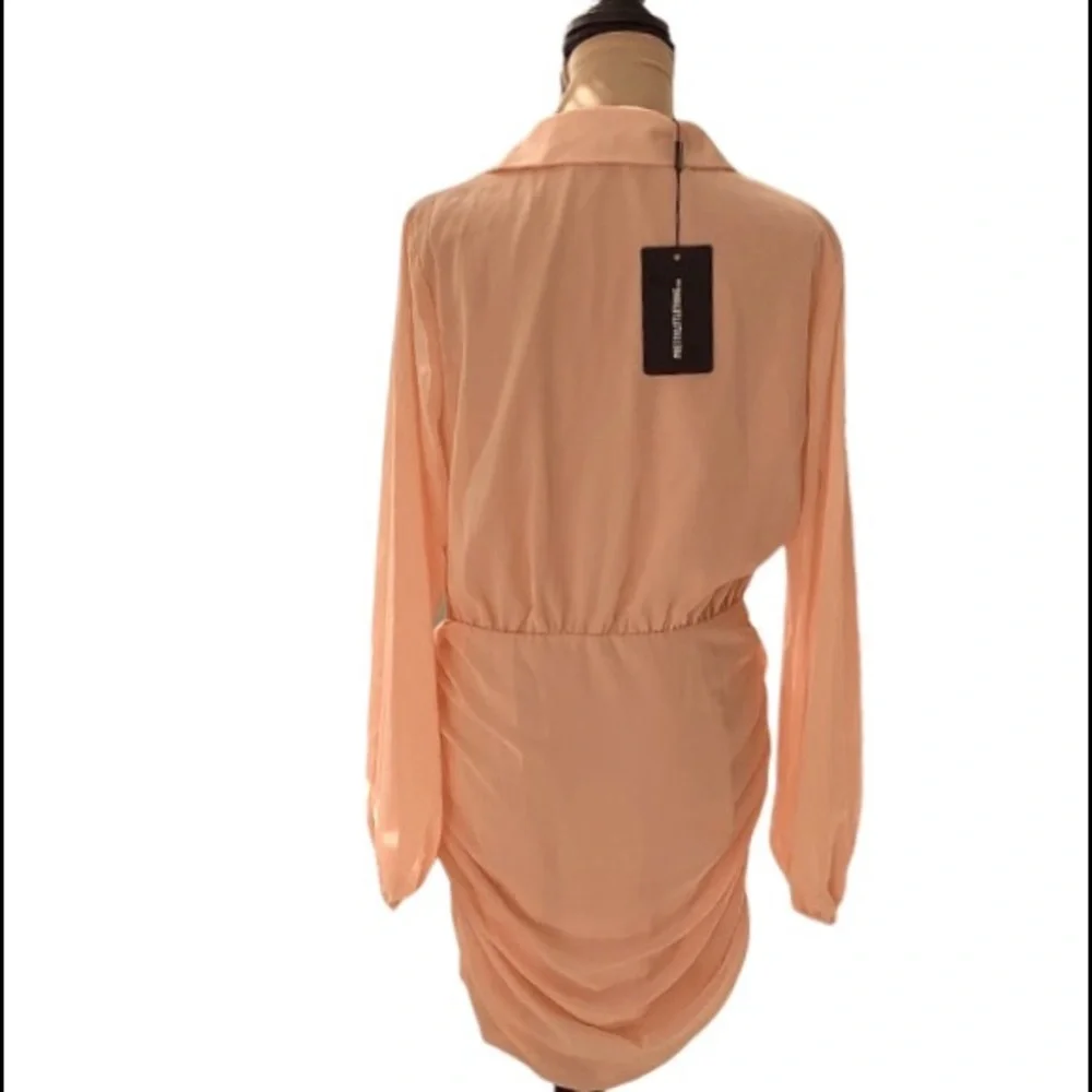 Chiffon fabric dresses Size 10 NWT - Picture 3 of 11